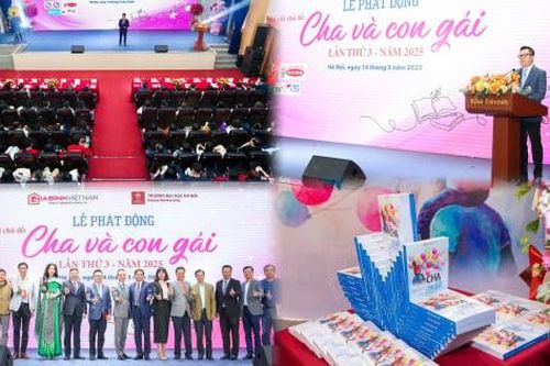 Hình ảnh ấn tượng tại Lễ phát động cuộc thi viết 'Cha và con gái' lần thứ 3