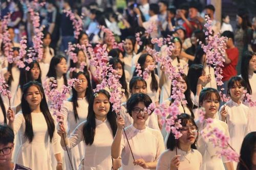 Hấp dẫn chương trình diễu hành đường phố chủ đề 'Sắc màu Điện Biên'