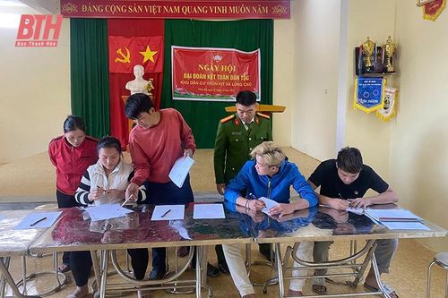 Công an xã Lũng Cao bám sát địa bàn giữ vững an ninh - trật tự