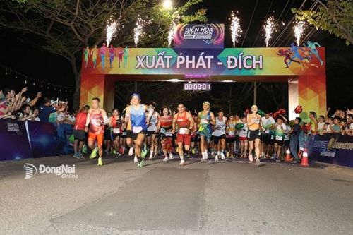 Hơn 5 ngàn vận động viên tham gia Giải bán Marathon thành phố Biên Hòa mở rộng lần III năm 2025