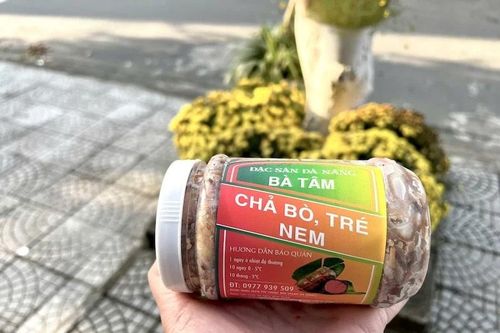 Chả bò Bà Tâm cam kết không chất bảo quản, không hàn the