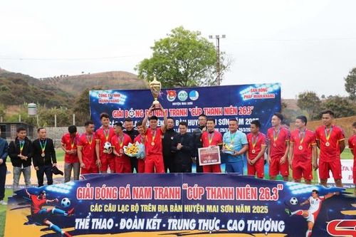 Giải bóng đá nam 'Cúp Thanh niên 26/3' huyện Mai Sơn