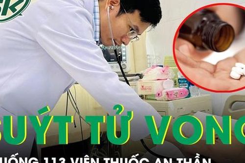 Suýt tử vong vì uống 113 viên thuốc an thần cùng lúc
