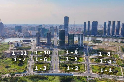 Hiện trạng 11 lô đất để xây trung tâm tài chính quốc tế ở Thủ Thiêm