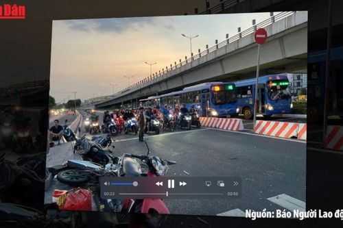Nữ tài xế vi phạm nồng độ cồn, gây tai nạn liên hoàn tại TP Thủ Đức