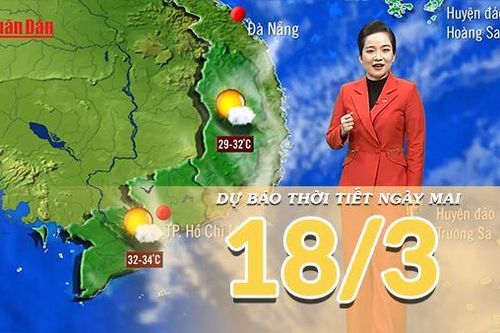 Dự báo thời tiết đêm nay và ngày mai 18/3/2025