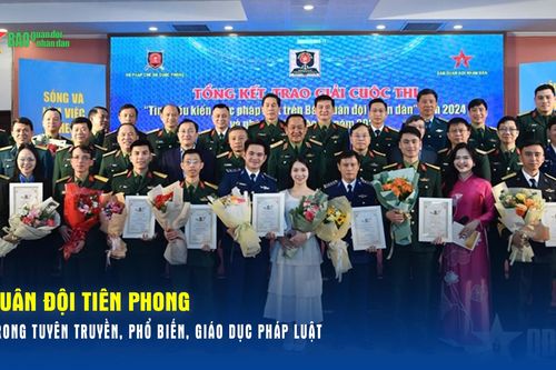 Quân đội tiên phong trong tuyên truyền, phổ biến, giáo dục pháp luật