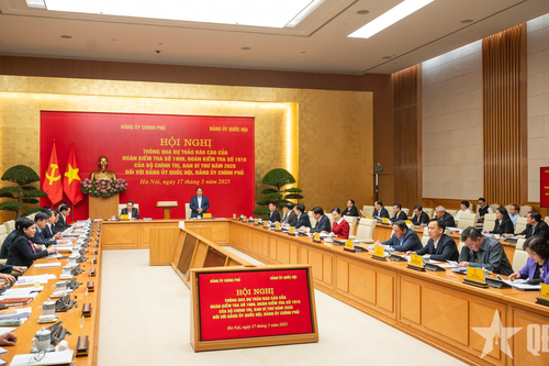 Công bố dự thảo kết quả kiểm tra đối với Đảng ủy Quốc hội, Đảng ủy Chính phủ