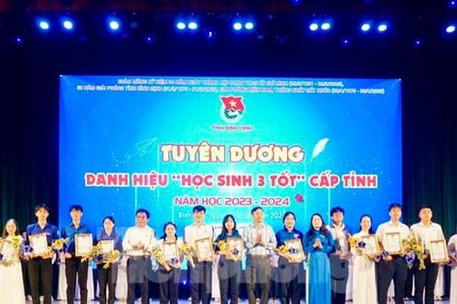 Tỉnh Đoàn Bình Định tuyên dương học sinh 3 tốt năm 2025
