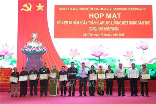 Họp mặt kỷ niệm 60 năm Ngày truyền thống Biệt động Cần Thơ