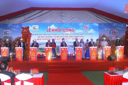 Khởi công Dự án Nhà máy sản xuất dụng cụ thể thao Outdoor Gear Việt Nam