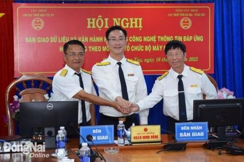 Chi cục Thuế khu vực XV vận hành hệ thống công nghệ thông tin theo mô hình tổ chức mới