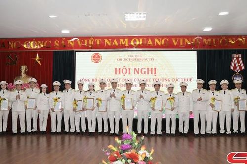 Hội nghị công bố các quyết định của Cục trưởng Cục Thuế về công tác cán bộ