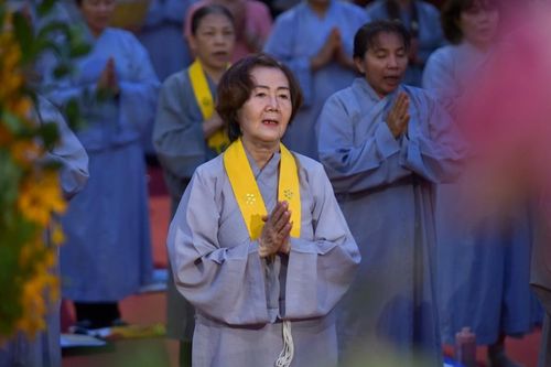 Phật tử về chùa Phổ Quang lạy Ngũ bách danh nhân khánh đản Bồ-tát Quán Thế Âm