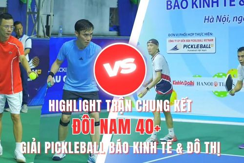 Highlight chung kết Đôi nam phong trào trên 40 tuổi:Hoàng Việt-Bá Quỳnh vs Thái Sơn-Minh Chiến