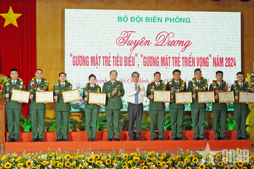 Bộ đội Biên phòng tuyên dương gương mặt trẻ tiêu biểu, triển vọng 2024