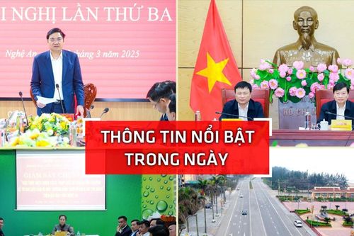 Nghệ An: Thông tin nổi bật ngày 18/3