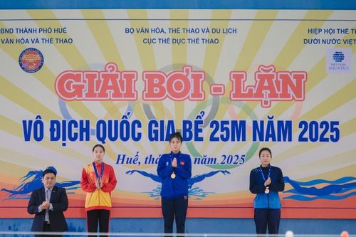 Nghệ An giành Huy chương Vàng trong ngày đầu Giải vô địch lặn quốc gia 2025