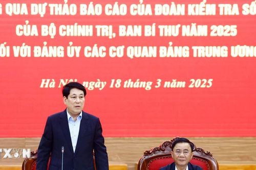Thông qua Dự thảo kết quả kiểm tra Đảng ủy các cơ quan Đảng Trung ương