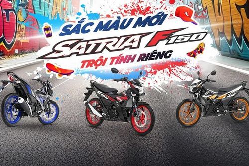 Suzuki Satria F150 2025 trình làng tại Việt Nam, giá bán vẫn cực hấp dẫn