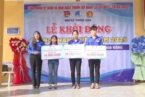 Tuổi trẻ Thoại Sơn cống hiến vì cộng đồng