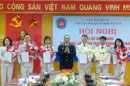 Chi cục Hải quan khu vực VI: Điều động, bổ nhiệm 17 trưởng phòng, đội trưởng và tương đương