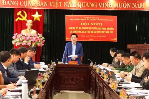 Hữu Lũng: đánh giá kết quả thực hiện công tác giải phóng mặt bằng quý I/2025