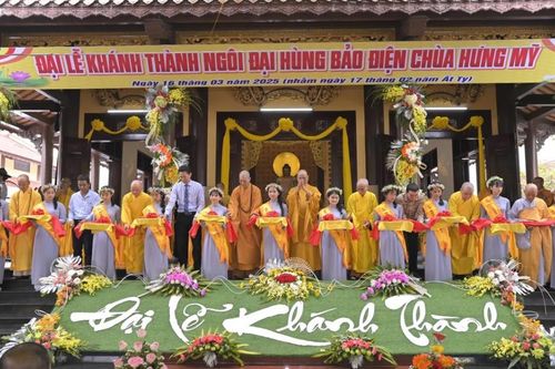 Quảng Nam: Lễ khánh tạ Tam bảo chùa Hưng Mỹ sau 3 năm đại trùng tu