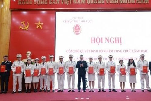 Chi cục Thuế khu vực I công bố quyết định bổ nhiệm lãnh đạo các phòng chuyên môn