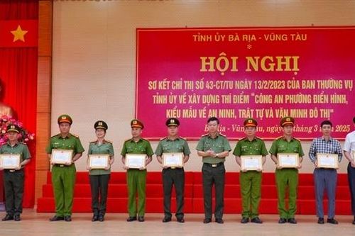 Bà Rịa-Vũng Tàu: Hiệu quả từ xây dựng Công an phường điển hình, kiểu mẫu…