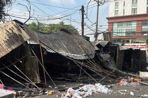 TPHCM: Thông tin chính thức về vụ cháy tại chợ Thanh Đa, 7 ki-ốt bị thiêu rụi