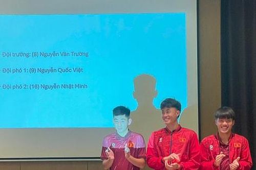 Tiền vệ Nguyễn Văn Trường giữ băng đội trưởng đội tuyển U22 Việt Nam