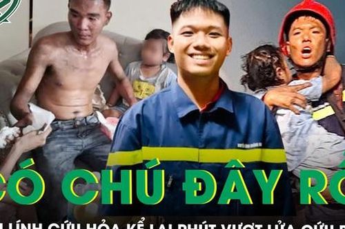Lính cứu hỏa kể lại phút sinh tử vượt lửa cứu bé gái ở TPHCM: 'Có chú ở đây, an toàn rồi'