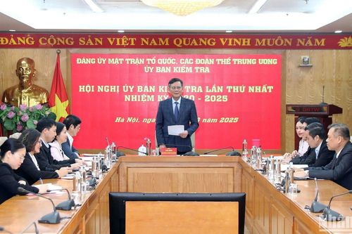 Chỉ định Chủ nhiệm, Phó Chủ nhiệm và các Ủy viên Ủy ban Kiểm tra Đảng ủy Mặt trận Tổ quốc, các đoàn thể Trung ương