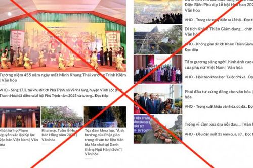 Cảnh báo website giả mạo Báo Văn Hóa điện tử
