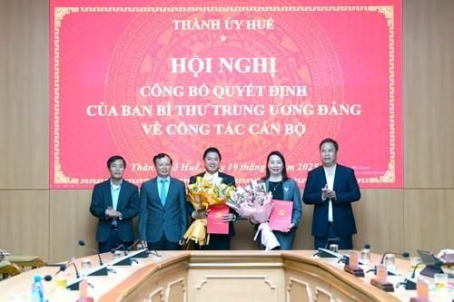 TP Huế: Công bố quyết định của Ban Bí thư Trung ương Đảng về công tác cán bộ