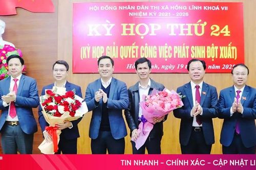 Hội đồng nhân dân thị xã Hồng Lĩnh miễn nhiệm một số chức danh