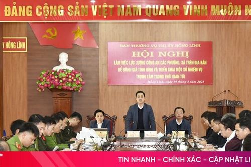 Công an phường, xã ở TX Hồng Lĩnh chủ động các biện pháp đảm bảo an ninh trật tự