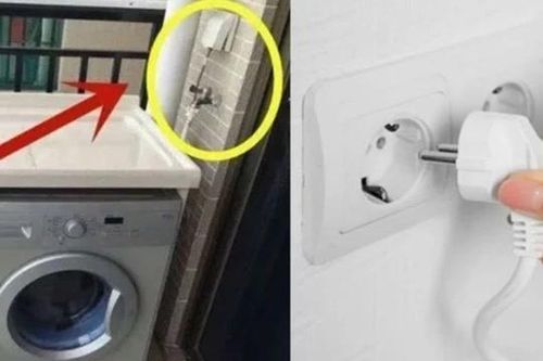 Rút phích cắm máy giặt ngay sau khi sử dụng, 'hành động nhỏ, lợi ích to'