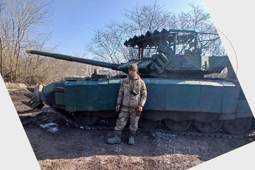 Nga lần đầu tiên triển khai xe tăng T-72 tích hợp hệ thống phòng thủ Arena-M ra chiến trường