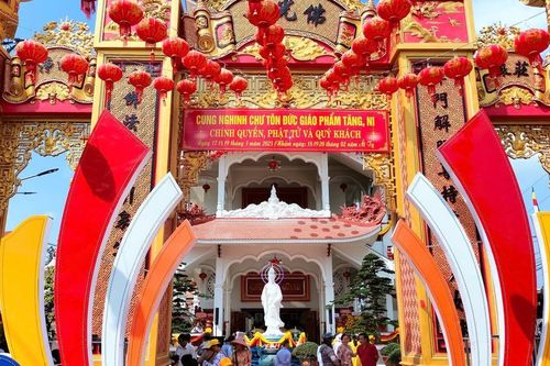 Trà Vinh: Lễ khánh thành chánh điện chùa Phật Quang