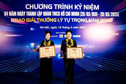 2 cán bộ Đoàn tiêu biểu vinh dự nhận giải thưởng Lý Tự Trọng
