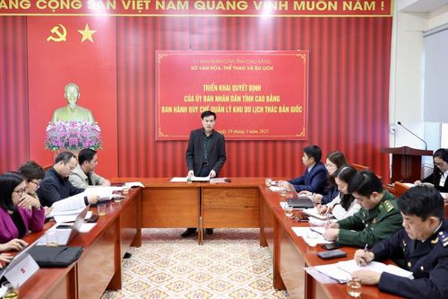 Triển khai Quy chế quản lý Khu du lịch Thác Bản Giốc