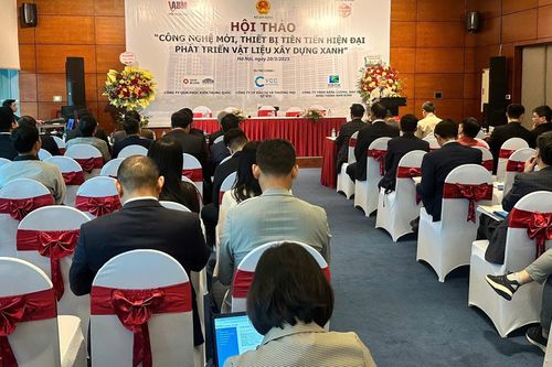 Ngành vật liệu xây dựng tiên phong ứng dụng công nghệ xanh