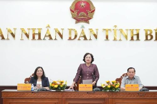 Đoàn công tác của Chính phủ làm việc tại tỉnh Bến Tre