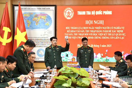 Lựa chọn ngẫu nhiên 58 đồng chí được xác minh tài sản, thu nhập
