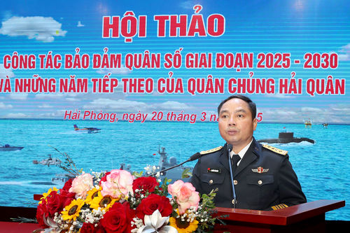 Quân chủng Hải quân: Hội thảo công tác bảo đảm quân số giai đoạn 2025-2030 và những năm tiếp theo