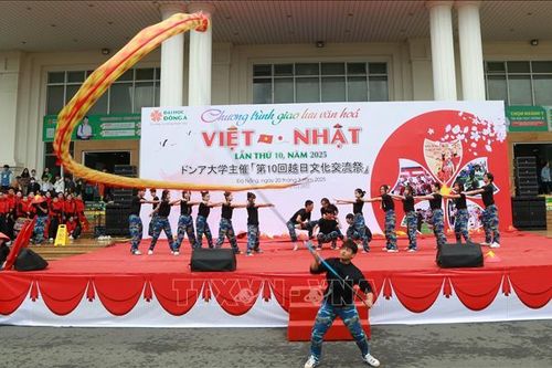 Giao lưu văn hóa Việt - Nhật: Trải nghiệm nhiều chương trình đặc sắc, sinh động