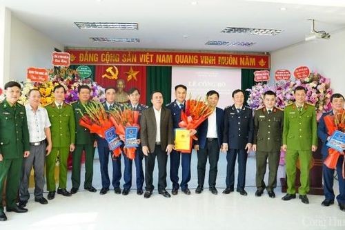 Nghệ An: Công bố Quyết định thành lập Chi cục Quản lý thị trường