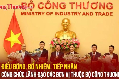 Điều động, bổ nhiệm, tiếp nhận công chức lãnh đạo các đơn vị thuộc Bộ Công Thương